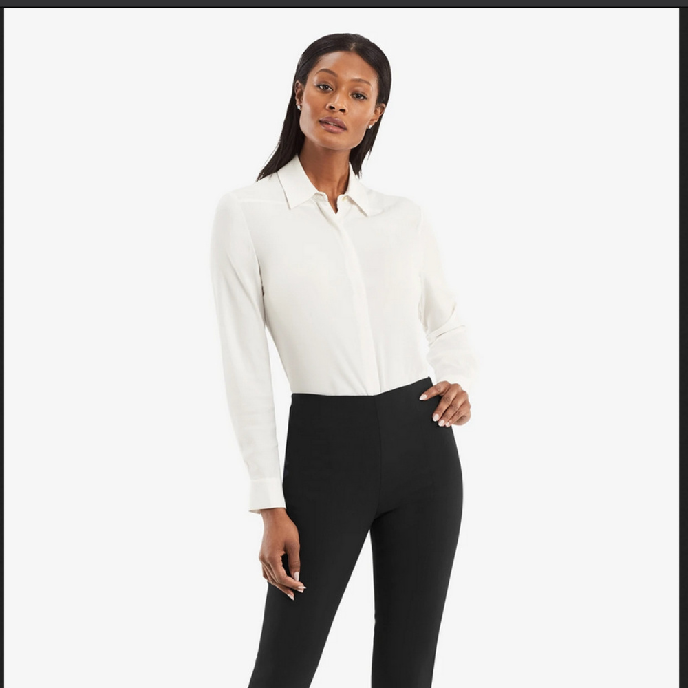 New MM.LaFleur Foster Pant Black Size 10 NWT